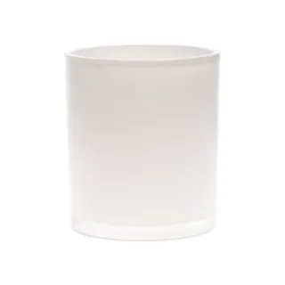 8 Oz Glass White Matt