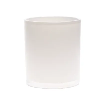 8 Oz Glass White Matt